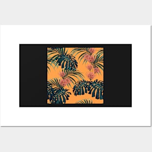 Orange jungle Posters and Art